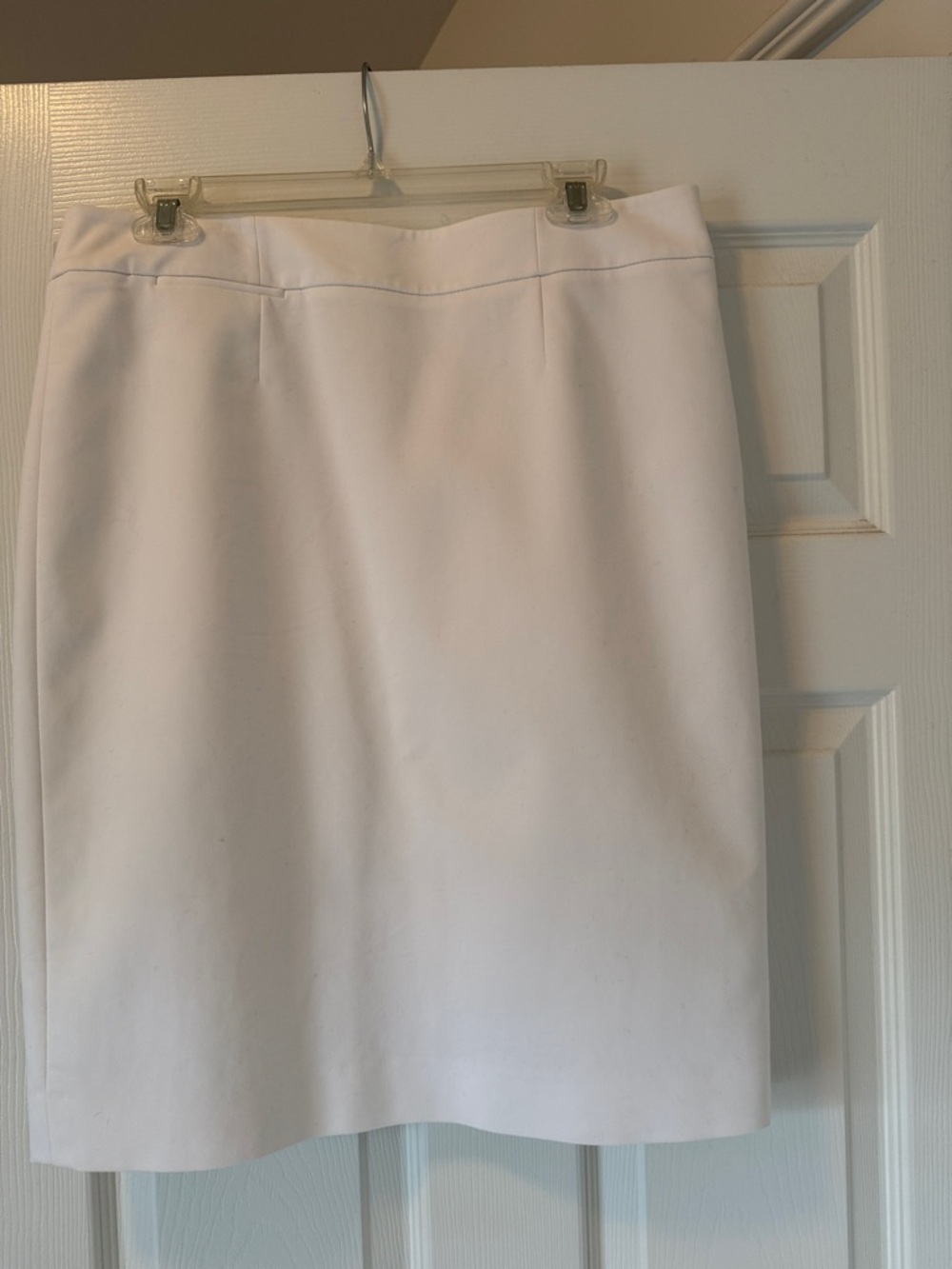 Calvin Klein White Pencil Skirt